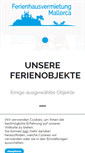 Mobile Screenshot of ferienhausvermietung-mallorca.com