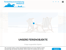 Tablet Screenshot of ferienhausvermietung-mallorca.com